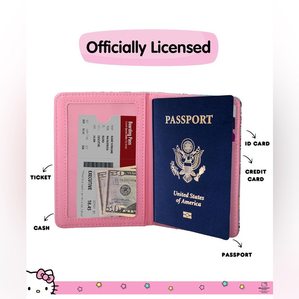 HELLO KITTY PASSPORT HOLDER - Picture 3 of 9